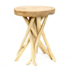 The Tulum Tropic Side Table - Natural